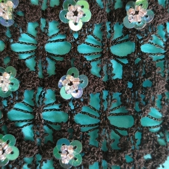 VICTORIA'S Secret Bikini Bottom Bead Sequin Lace Medium - Picture 4 of 5